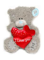 Мишка Tatty Teddy 20см - с тремя красными сердцами I Love You Мишка Tatty Teddy 20см - с тремя красными сердцами I Love You